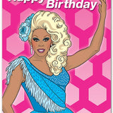 RuPaul Drag Queen Happy Birthday Card