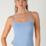 Clean Line Square Cami Chocolate