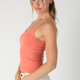 Clean Line Square Cami Chocolate