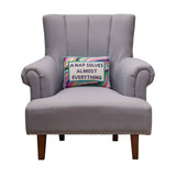Nap Solves Almost Everything EmbroideredPillow