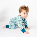 Later Gator Alligator Bamboo Convertible Pajamas - Florida Baby Gift