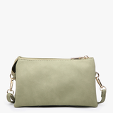 Riley Convertible Cross Body Purse, Wristlet or Clutch - Dark Emerald