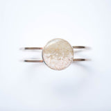 Marina Silver Plated Cuff - Islamorada Sand & Conch Shell by Dune