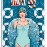 Nautical Pop Star Keep it 100 Die Cut Sticker