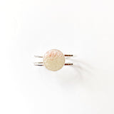 Marina Silver Plated Cuff - Islamorada Sand & Conch Shell by Dune
