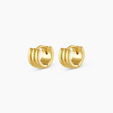Reed Huggies Earrings - Gold by Gorjana