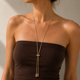 Adjustable Bolo Tie Lariat Necklace