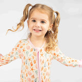 Sandy Seashells Beachy Bamboo Convertible Baby Pajamas