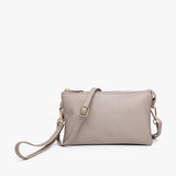 Riley Convertible Cross Body Purse, Wristlet or Clutch - Dark Emerald