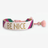 Gabby  - Beaded Word Bracelets   - Be Nice