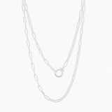 Parker Wrap Necklace - By Gorjana Silver