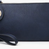 Kendall Convertible Cross Body Purse or Wristlet  -  Navy