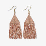 Lexie - Rose Gold Luxe Petite Fringe Earrings