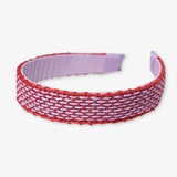Caroline - Woven Raffia Headband - Lavender