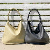 Large Hobo Bag w/ Braided Handle by Street Level - Matcha Green