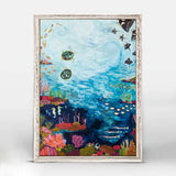 Manta Ray Reef 5x7 Canvas Wall Art