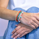Amalfi  - Mixed Bracelet Stack of 8