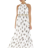 Seashells Singlet Maxi Dress by Skemo - Grey
