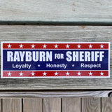Rayburn For Sheriff Sticker