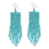 Turquoise Petite Fringe Earrings