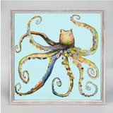 Bright Octopus 6x6 Canvas Wall Art