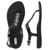 Black Sandal w/ 5 Starfish - Lelani by Oka B