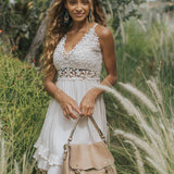 Convertible Backpack w/ Stud Detail- Sand Tan