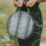 Elliot Round Snakeskin Purse - Brown Snakeskin