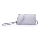 Riley Convertible Cross Body Purse, Wristlet or Clutch -  Lilac