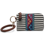 Liv Bangle Wristlet Purse - Tribal Black