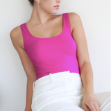 Ribbed Reversible Crop Top by NikiBiki - English Rose Pink