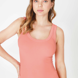 Ribbed Reversible Full Length Tank Top by NikiBiki - Desert Flower