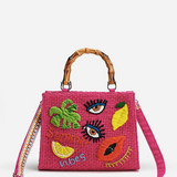 Pink Bliss Fruitful Charm Top Handle Tote