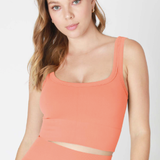 Chevron Ribbed Crop Top by NikiBiki - Desert Flower