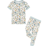 Toddler Bamboo Short Sleeve Pajama Set - Manatee - Emerson