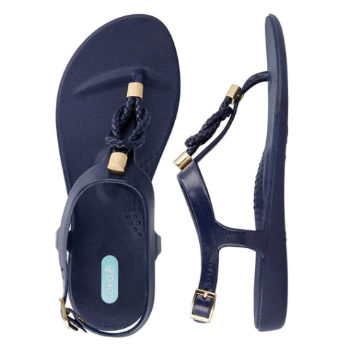 Neptune Sandal w/ Rope Knot - Sapphire Navy