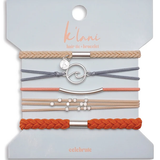 Mixed 5 Pack Hair Ties - Celebrate - K'lani Hairties