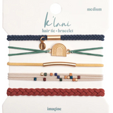 Mixed 5 Pack Hair Ties - Imagine - K'lani Hairties