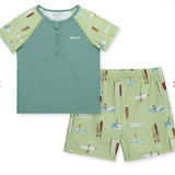 Rashguard & Swim Trunks Set by Milkbarn- Summer Surf