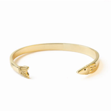 Sally Fish - Brass Cuff Bracelet by Ink & Alloy