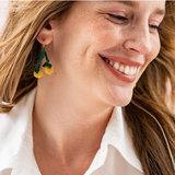 Lottie - Lemon Dangle Earrings