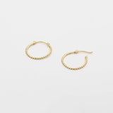 Bali Small Hoop Earrings - Gold - By Gorjana