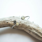 Rope Inlet Silver Cuff Bracelet - Islamorada Sand by Dune