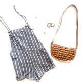 Woven Front Detail Crossbody Purse by Street Level - Tan