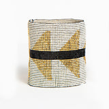 Ivory With Gold Triangles Bracelet