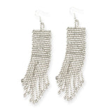 Silver Petite Fringe Earrings